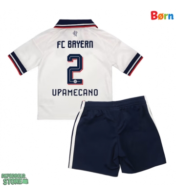 Bayern Munich Dayot Upamecano #2 Replika Babytøj Udebanesæt Børn 2026-27 Kortærmet (+ Korte bukser)